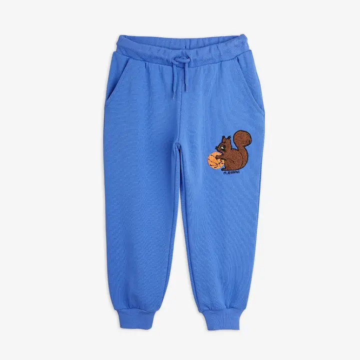 Squirrels Embroidered Sweatpants