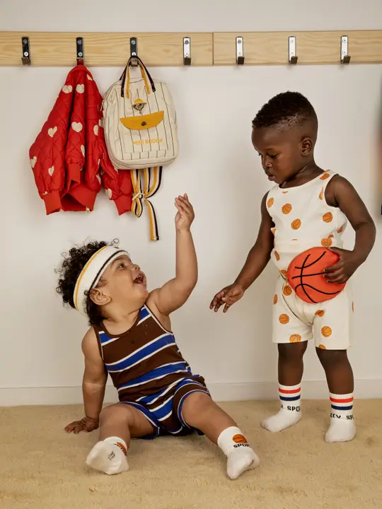 Basketball Baby Playsuit