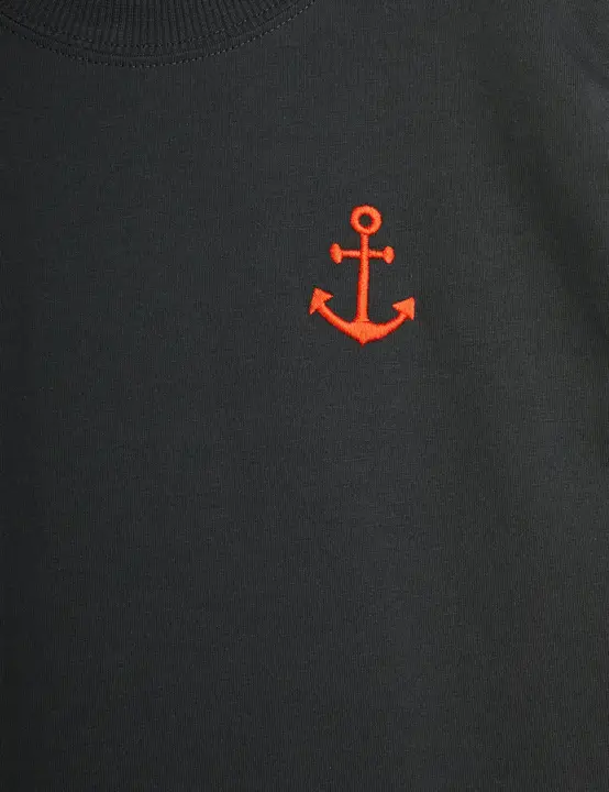 Anchor Embroidered Dress