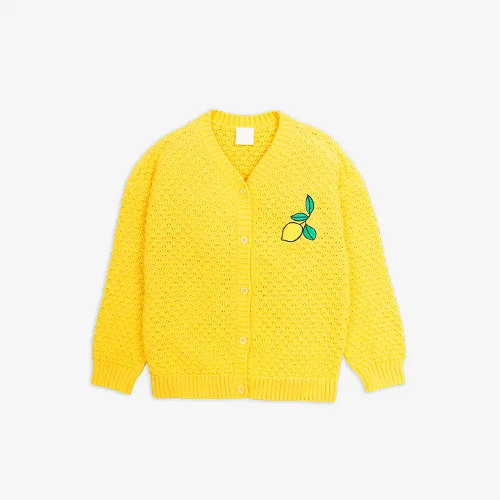 Lemon stickad cardigan