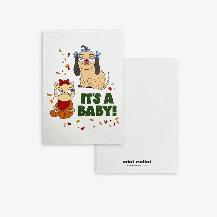 Its A Baby Greeting Card