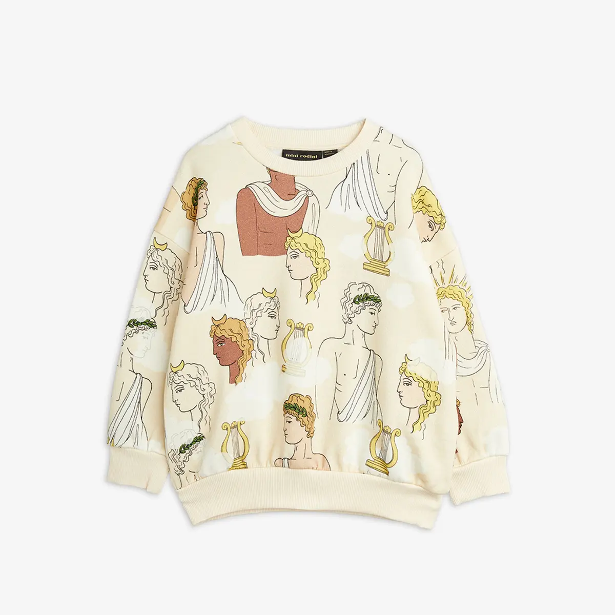 Gods and Goddesses Kids Sweatshirt Beige | Mini Rodini