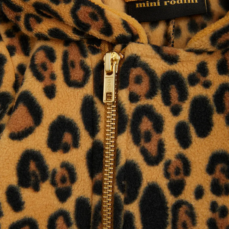 Leopard Fleece Onesie-image-2