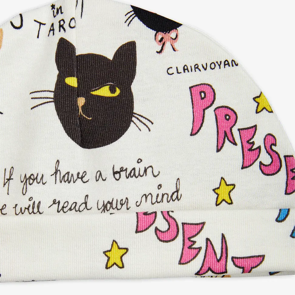 Clairvoyant Cats Baby Beanie-image-2
