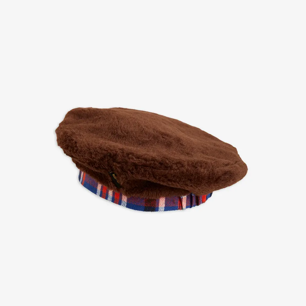 Faux Fur Beret-image-1