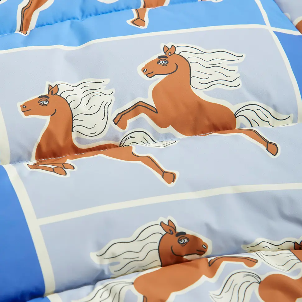 Horses Puffer Jacket-image-3