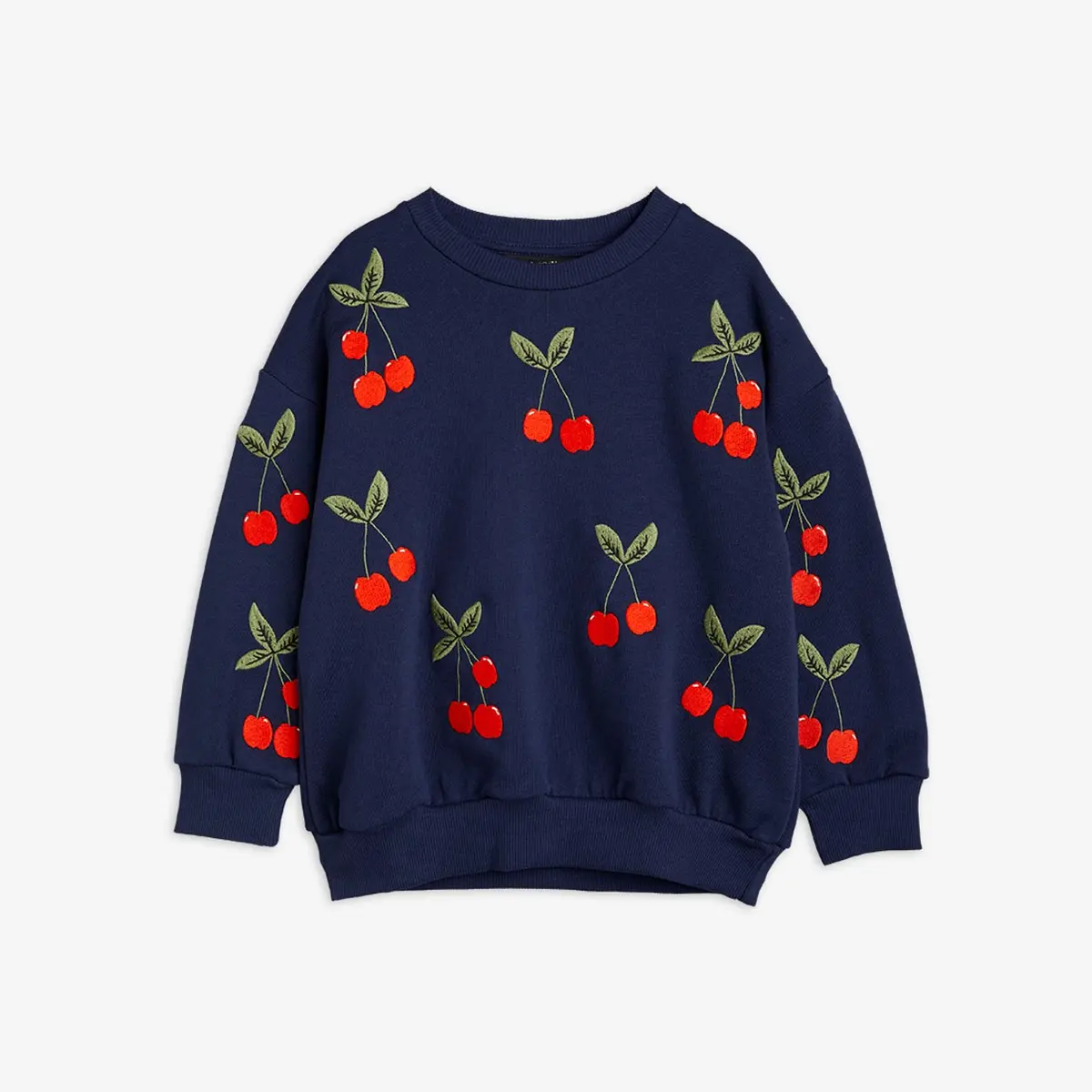 Cherry Embroidered Sweatshirt-image-0