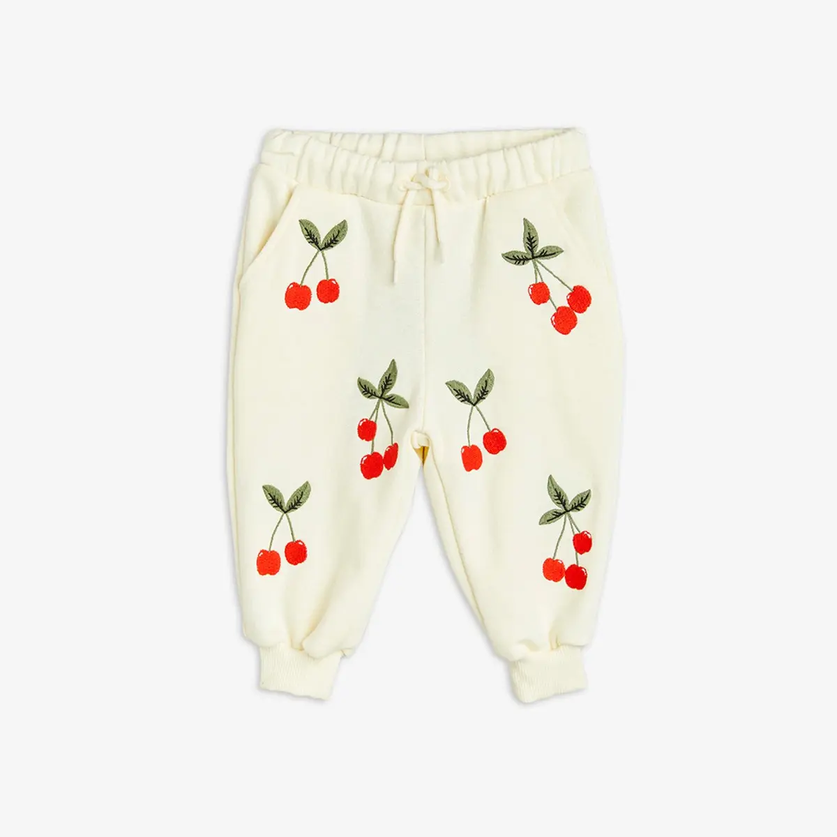 Cherry Embroidered Sweatpants-image-4