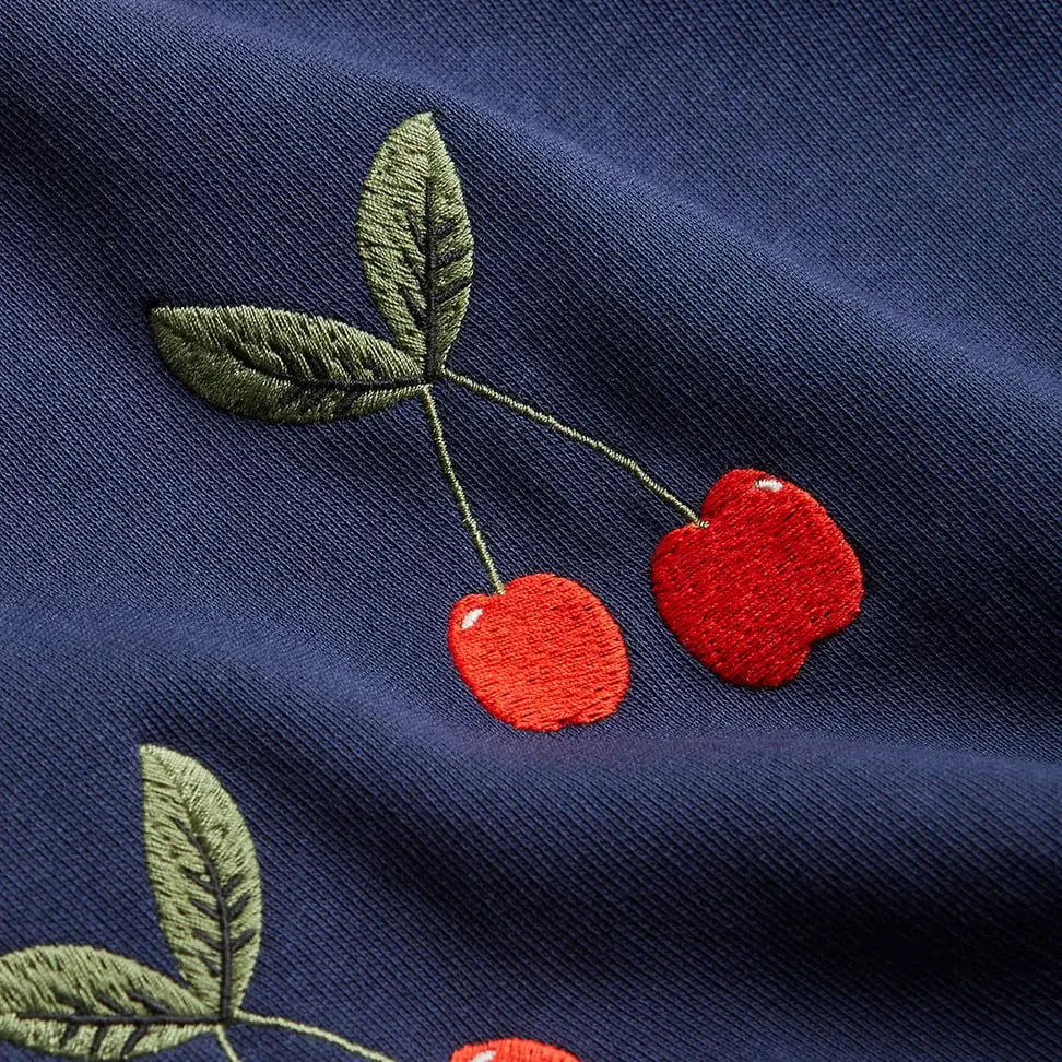 Cherry Embroidered Sweatpants-image-3