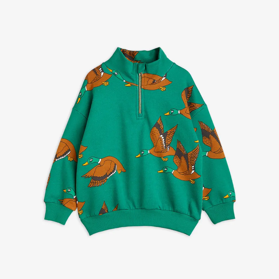 Ducks Half Zip Sweatshirt-image-0
