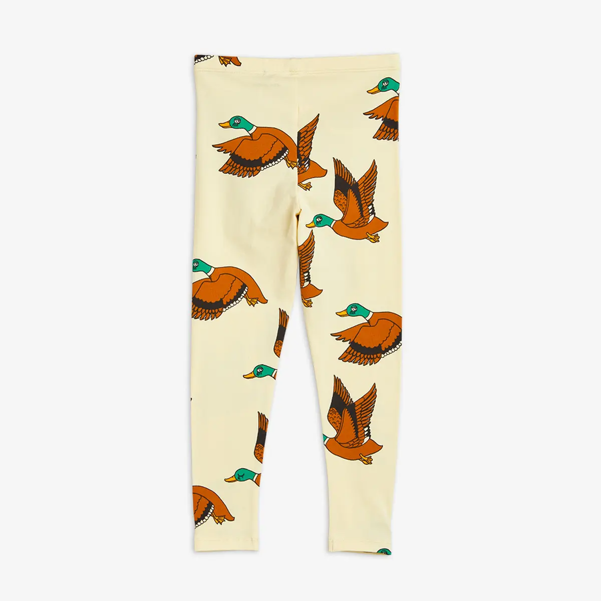 Ducks Kids Leggings Yellow | Mini Rodini