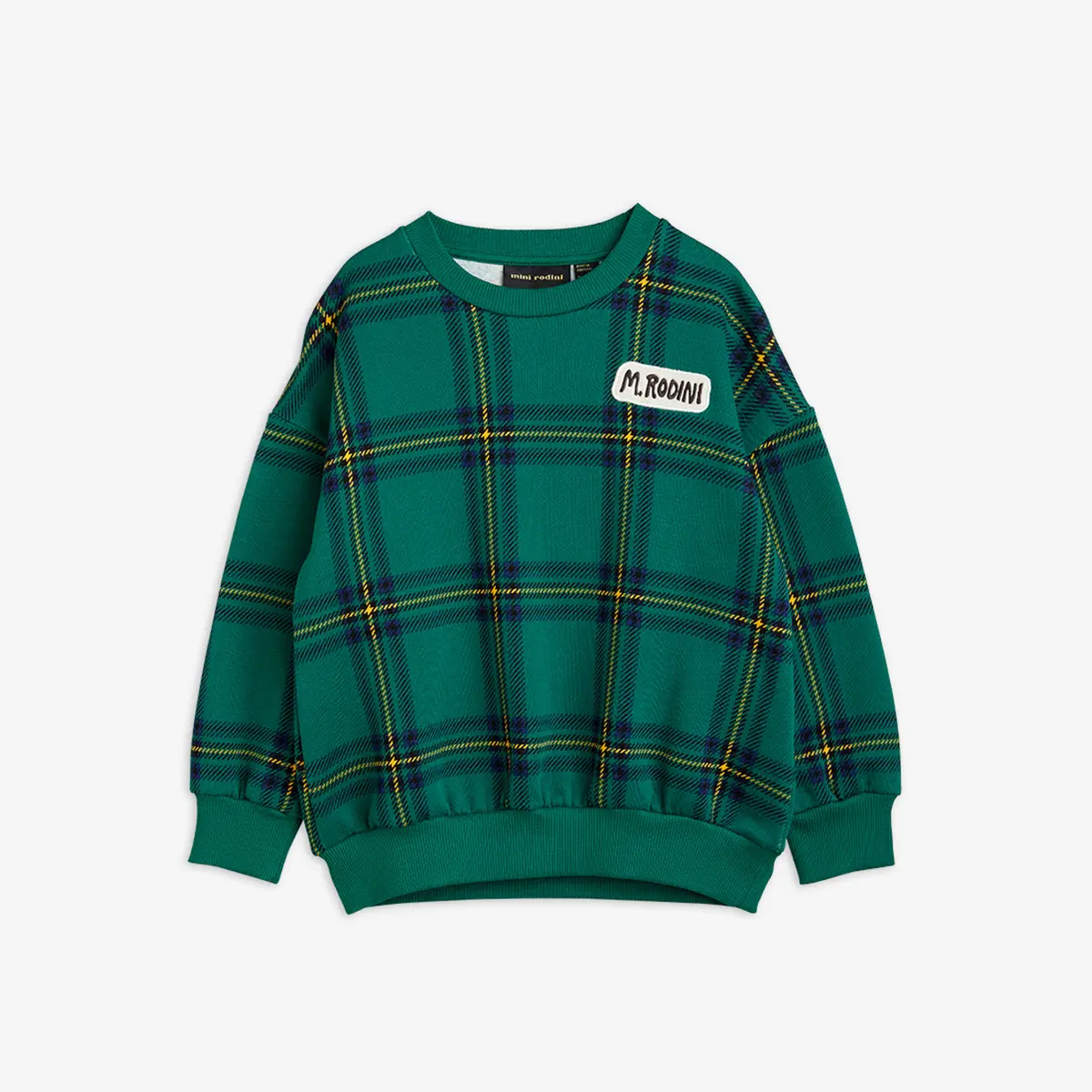 Check Sweatshirt Green-image-0