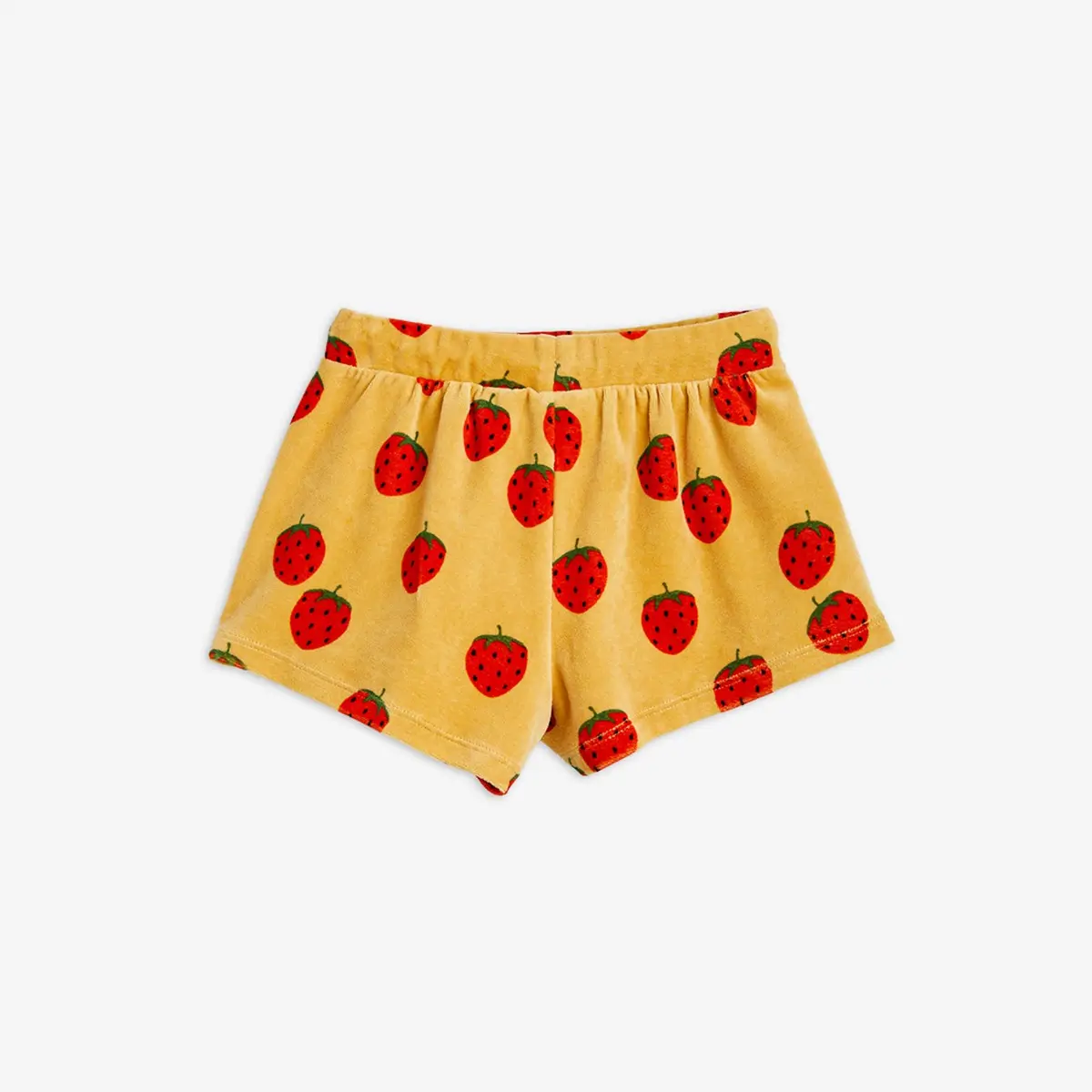 Strawberries Velour Shorts-image-1