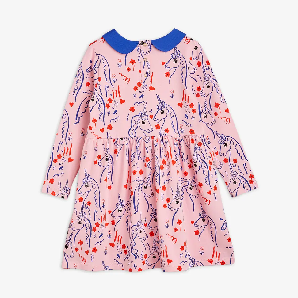 Scottish Unicorns Long Sleeve Dress-image-1