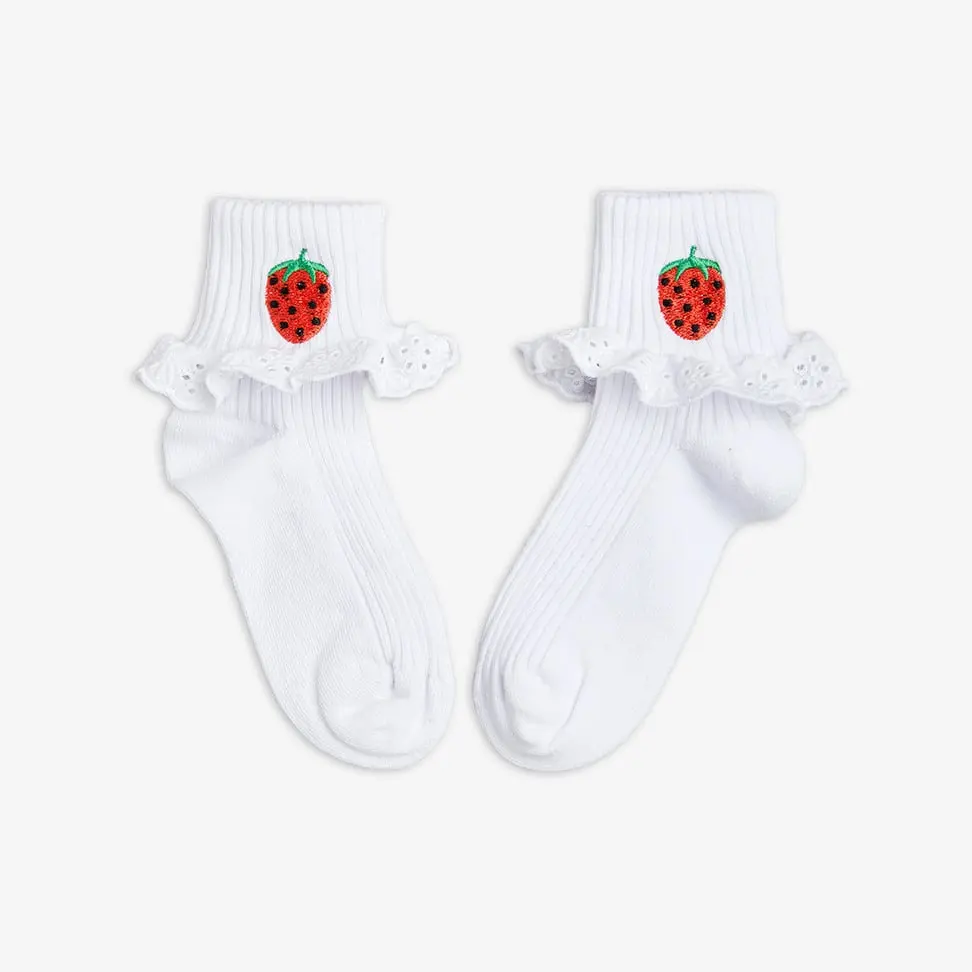 Strawberries Lace Socks-image-0
