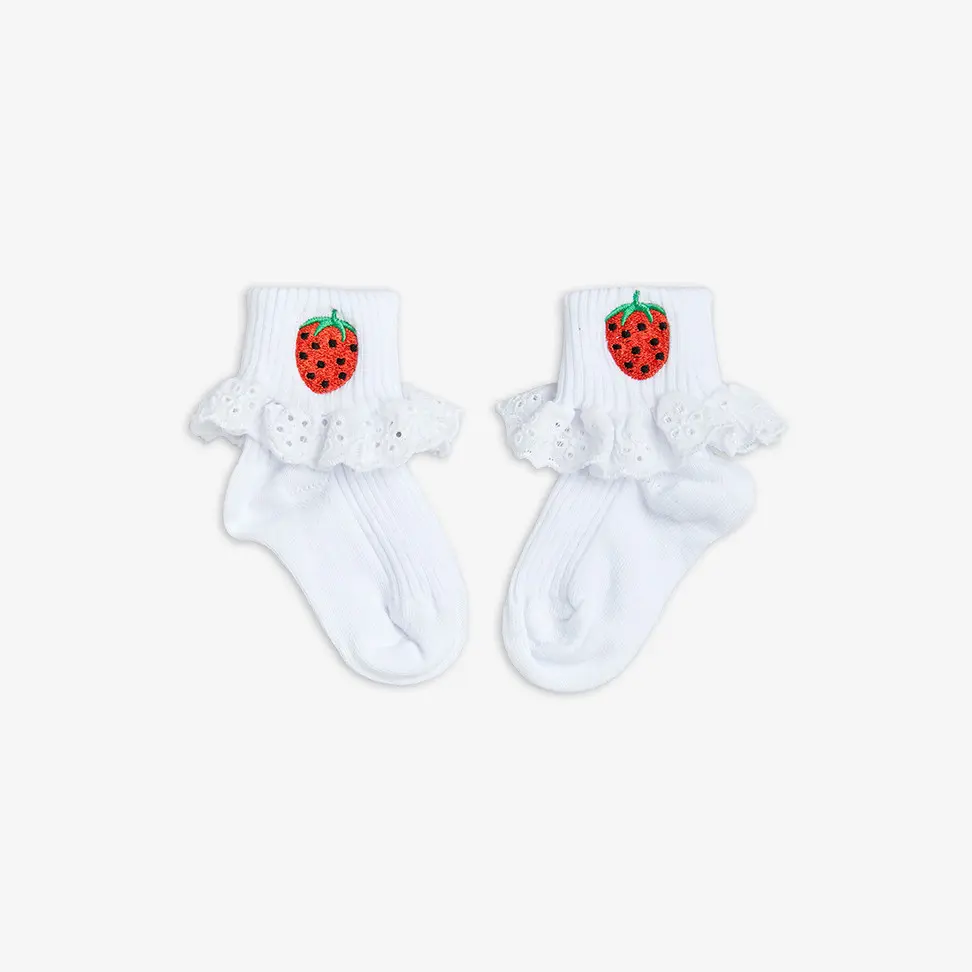 Strawberries Lace Socks-image-1