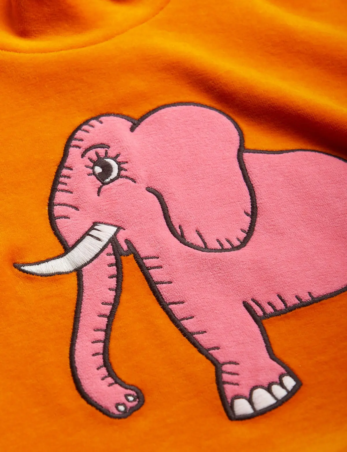 4 Elephants Velour Sweatshirt-image-2