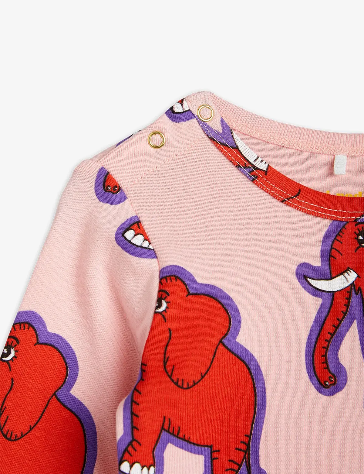 4 Elephants Baby Jumpsuit Pink-image-2