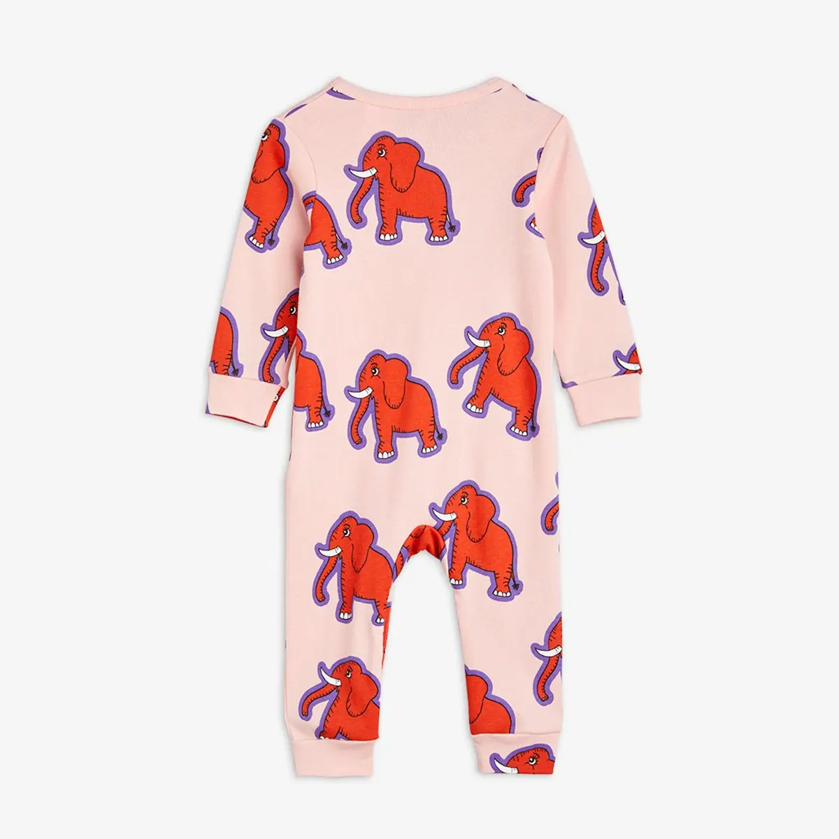 4 Elephants Baby Jumpsuit Rosa-image-1