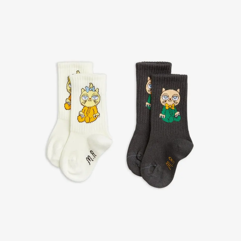 2-Pack Mini Babies Baby Socks-image-0