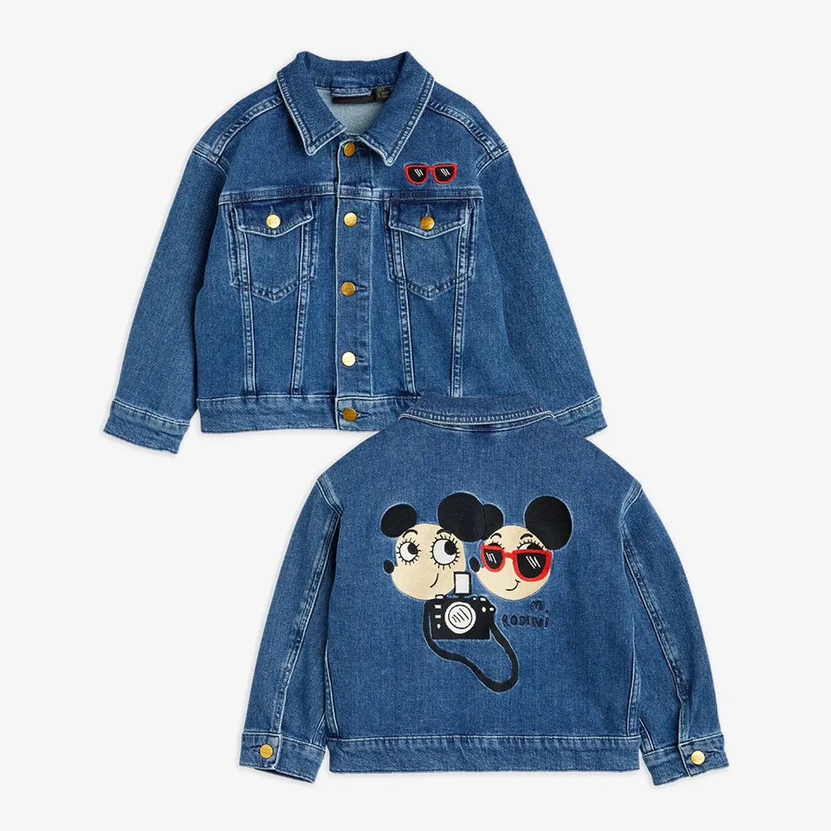 Fashion Denim Minnie Mouse Face Patch Online