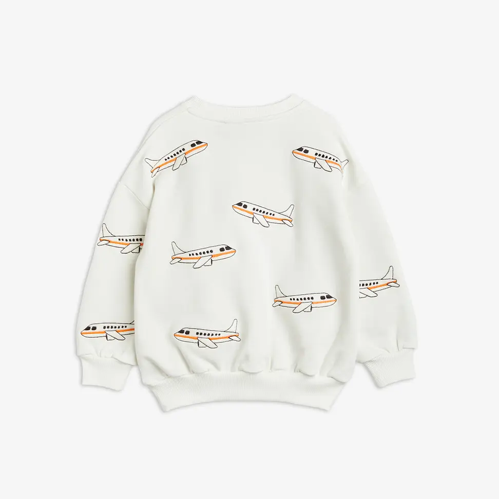 Airplane Embroidered Sweatshirt-image-1