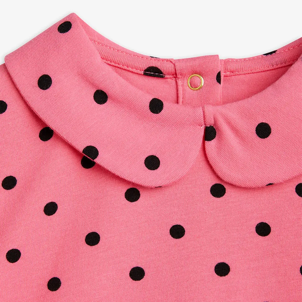 Polka Dot Collar T-Shirt-image-2