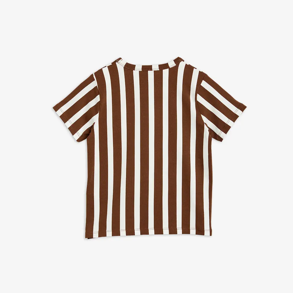 Ritzratz Stripe T-Shirt Brown-image-1