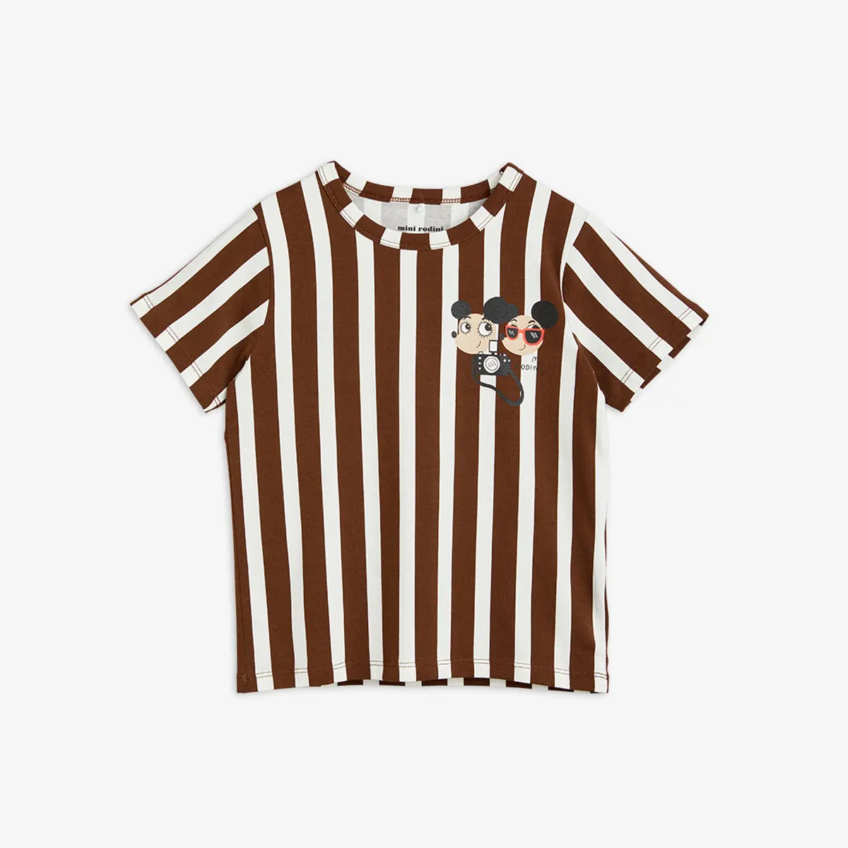 Ritzratz Stripe T-Shirt Brown-image-0