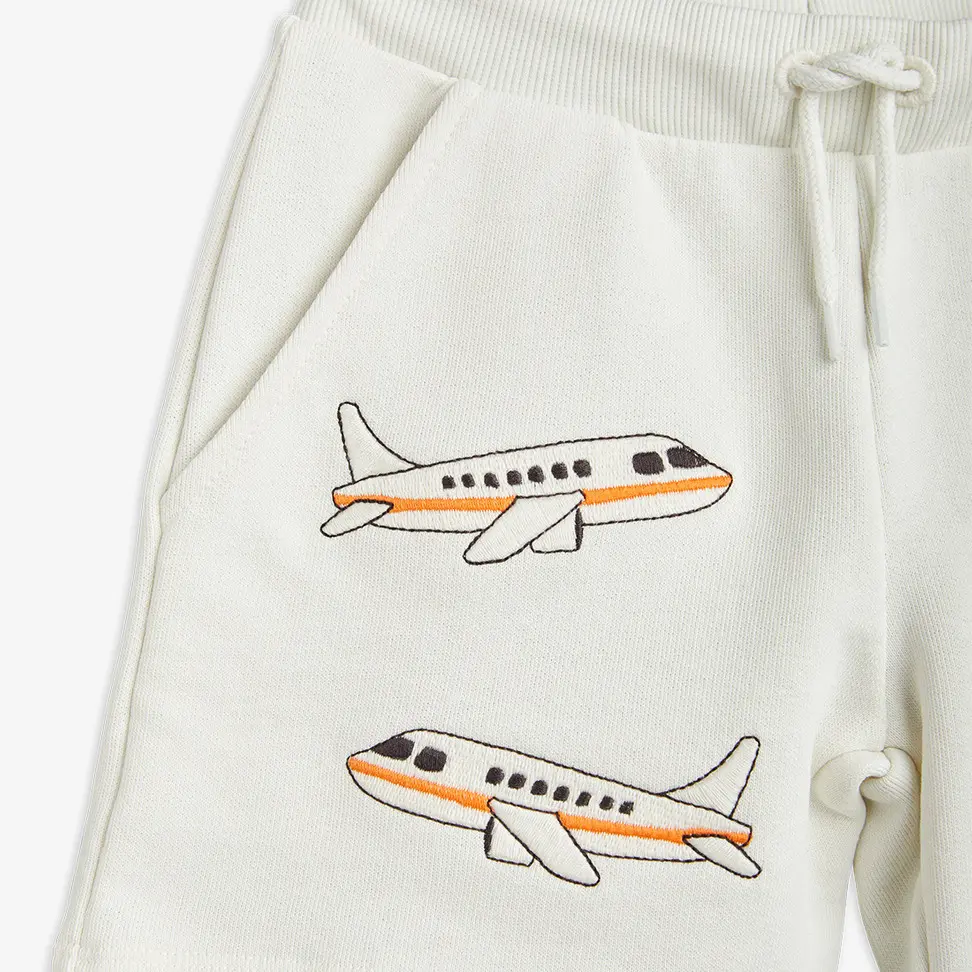 Airplane Embroidered Sweatshorts-image-2