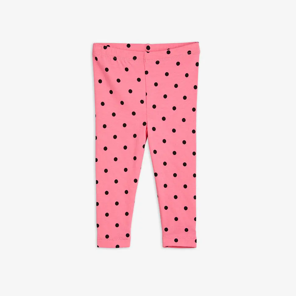 Polka Dot Leggings Pink-image-4