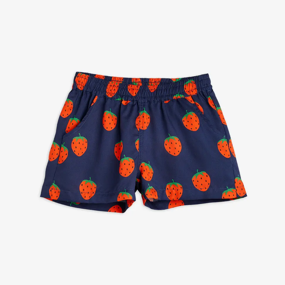 Strawberries Woven Shorts-image-0