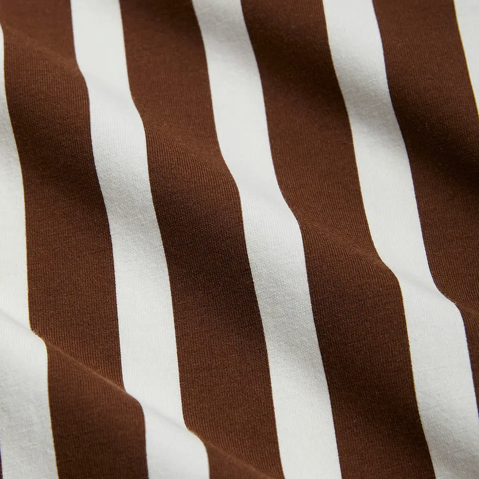 Ritzratz Stripe Dress Brown-image-3