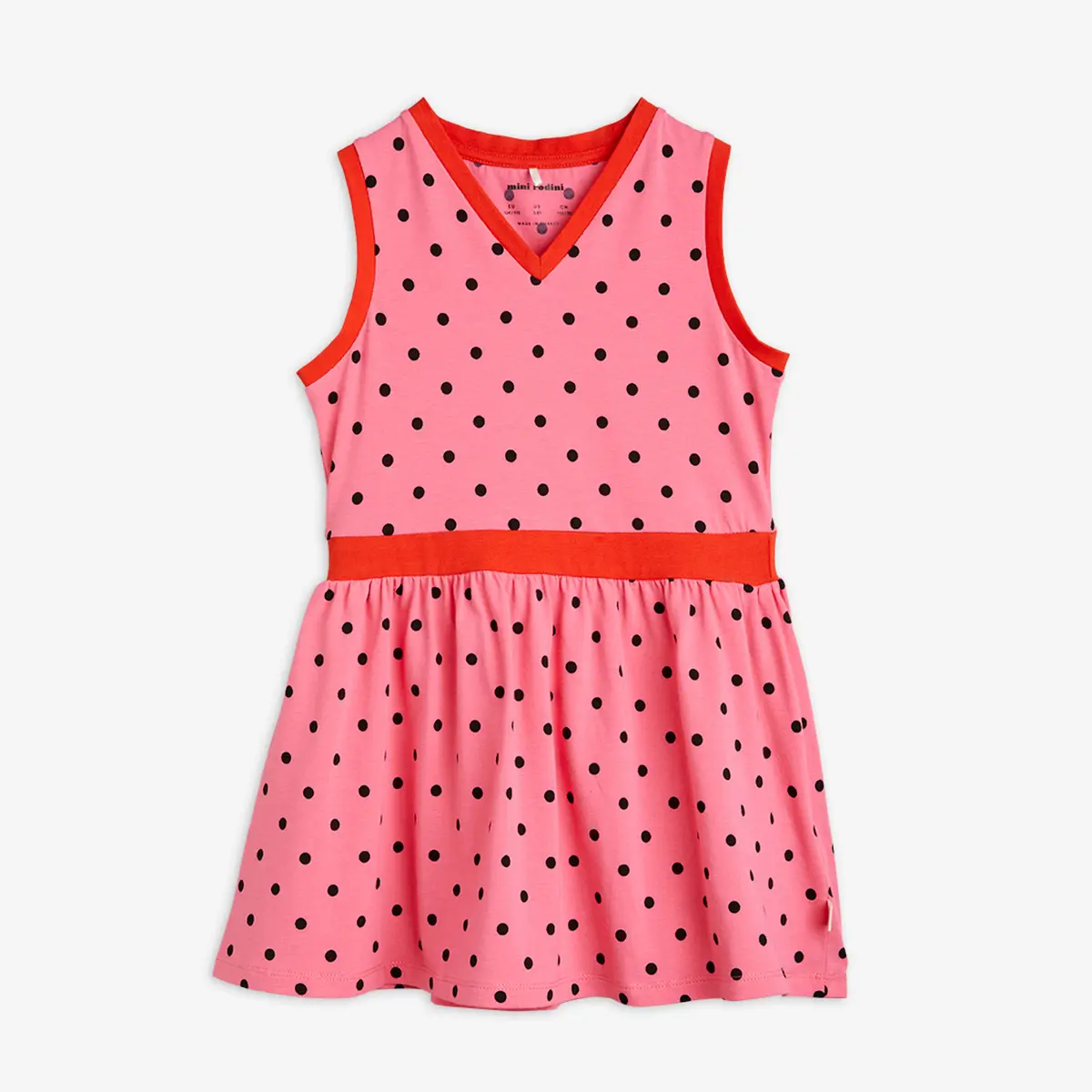 Polka Dot Dress Pink | Mini Rodini