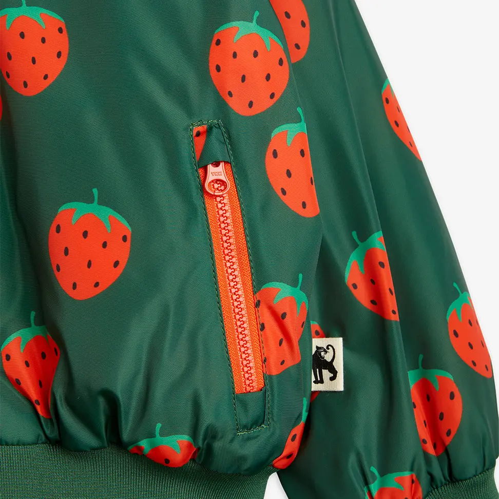 Strawberries Baseball Jacket-image-2