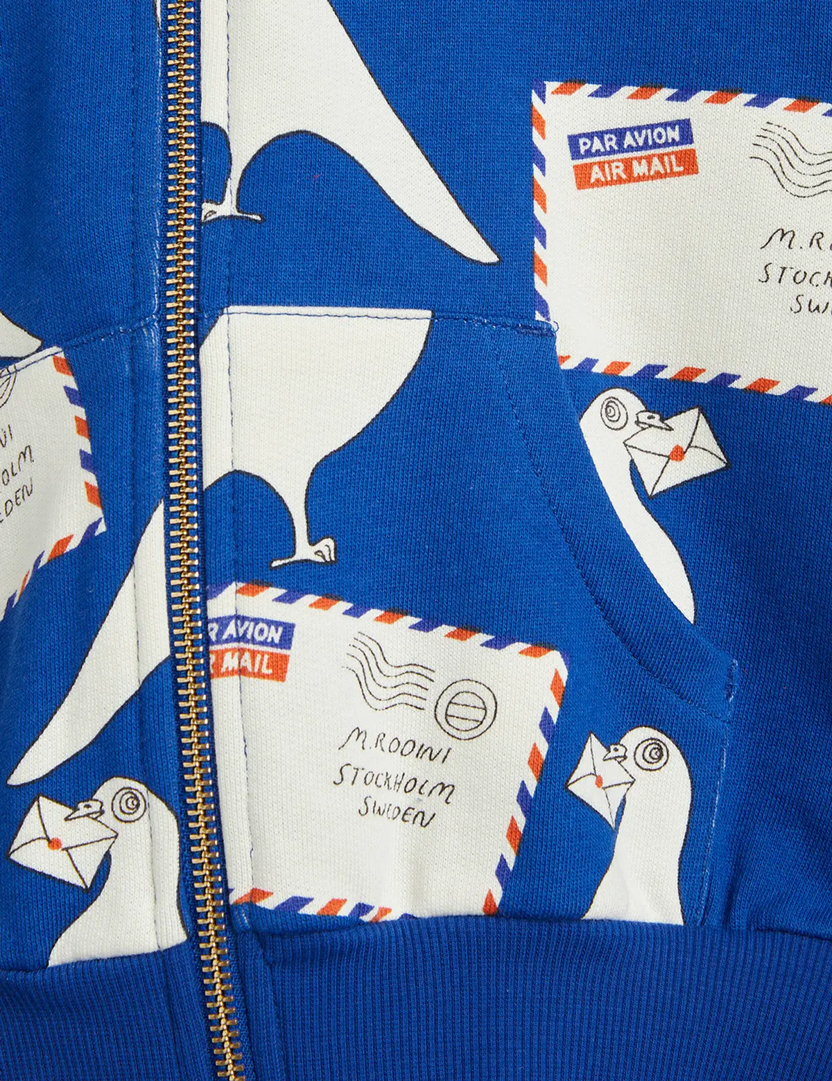 Pigeons Zip Hoodie-image-2