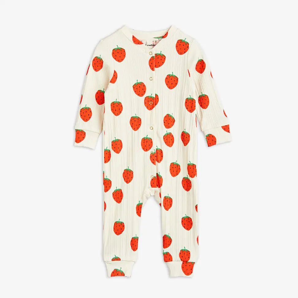 Strawberries Baby Jumpsuit-image-0