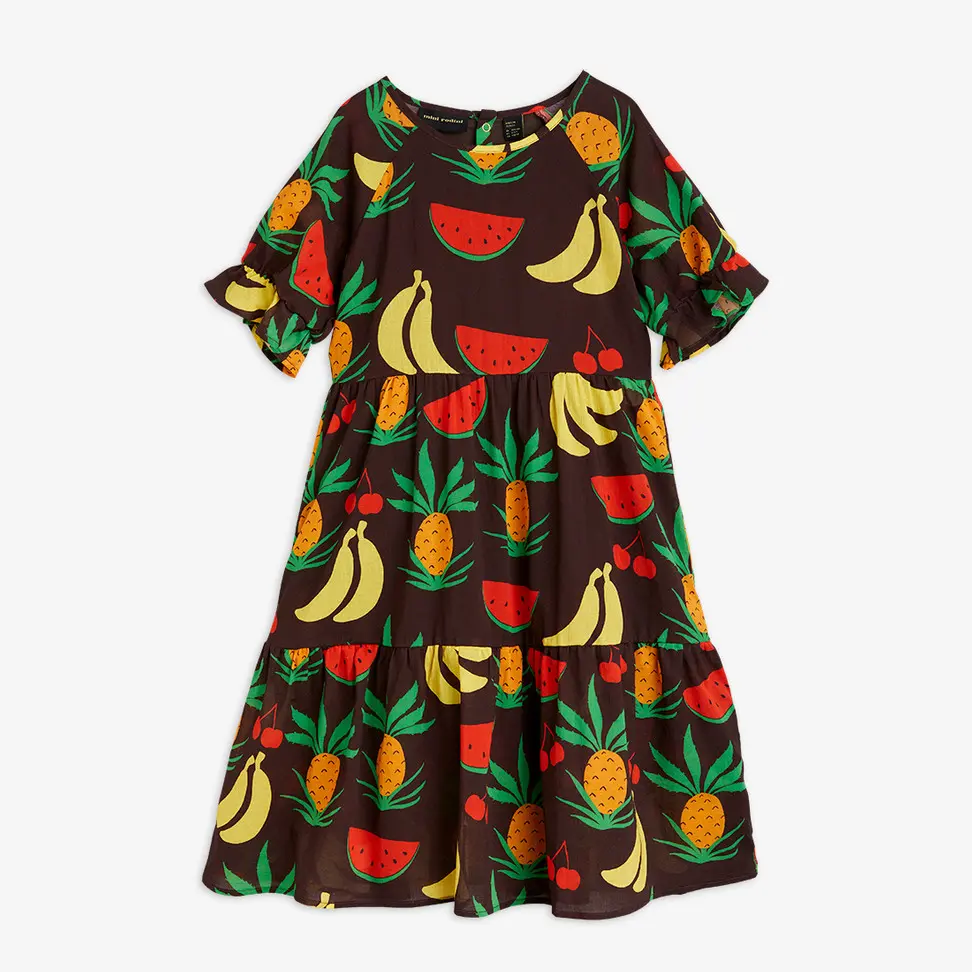 Fruits Woven Dress-image-0