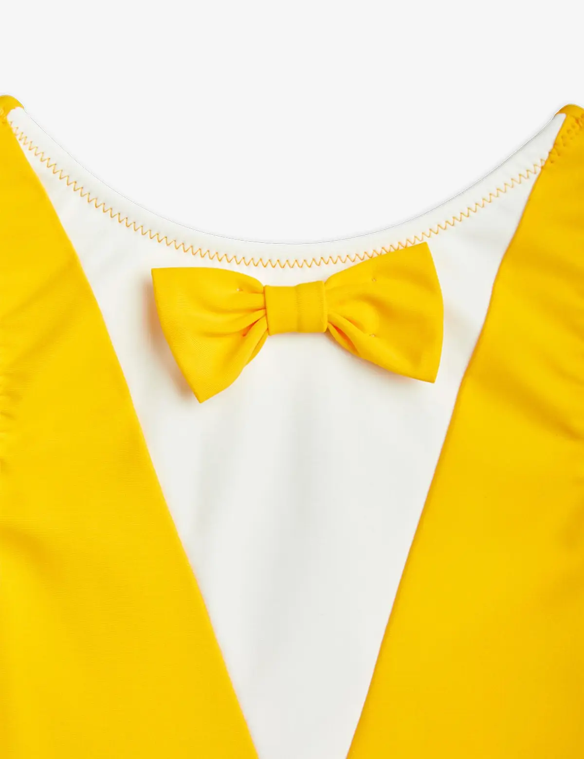 Bow UV Swimsuit Yellow | Mini Rodini