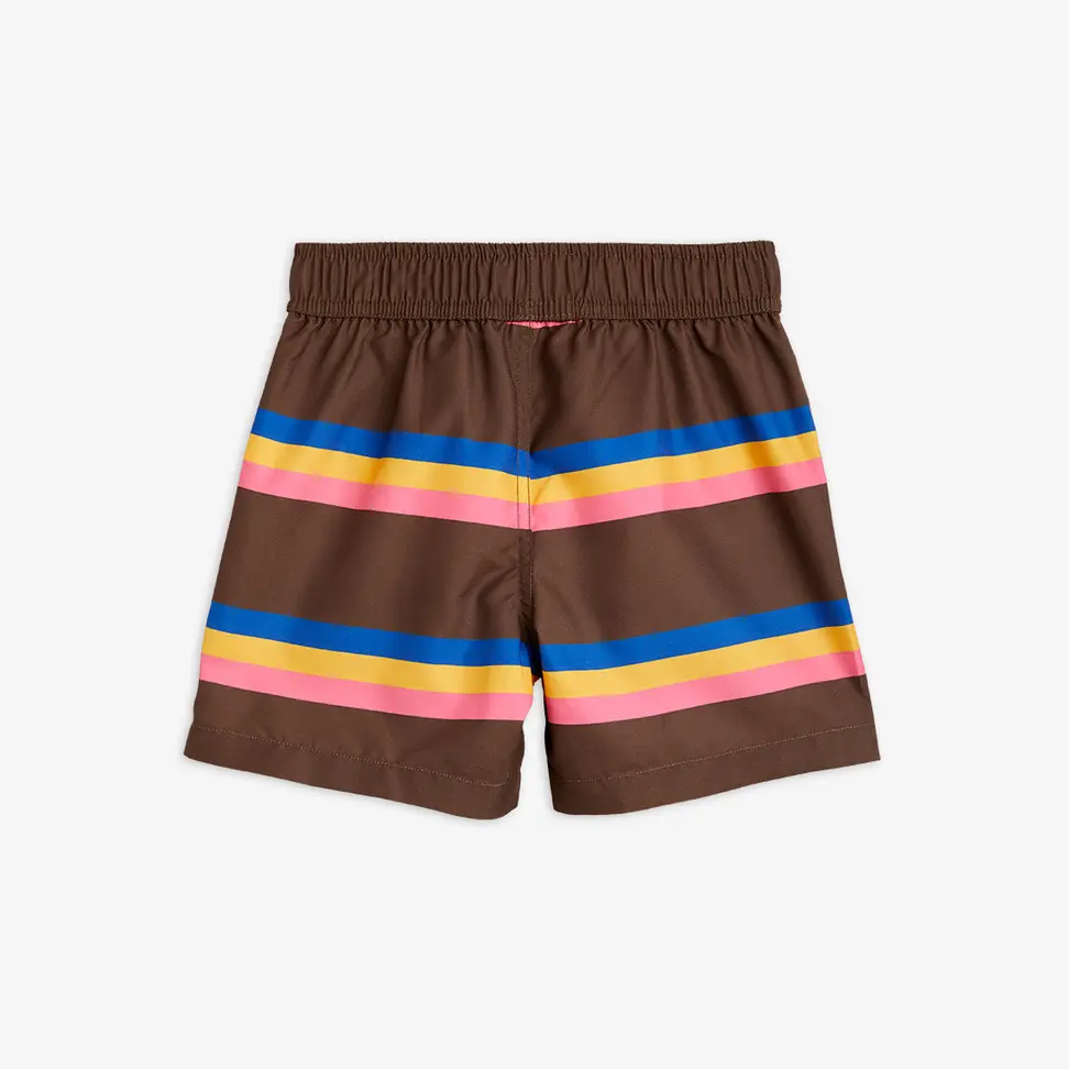 Stripe Swim Shorts-image-1
