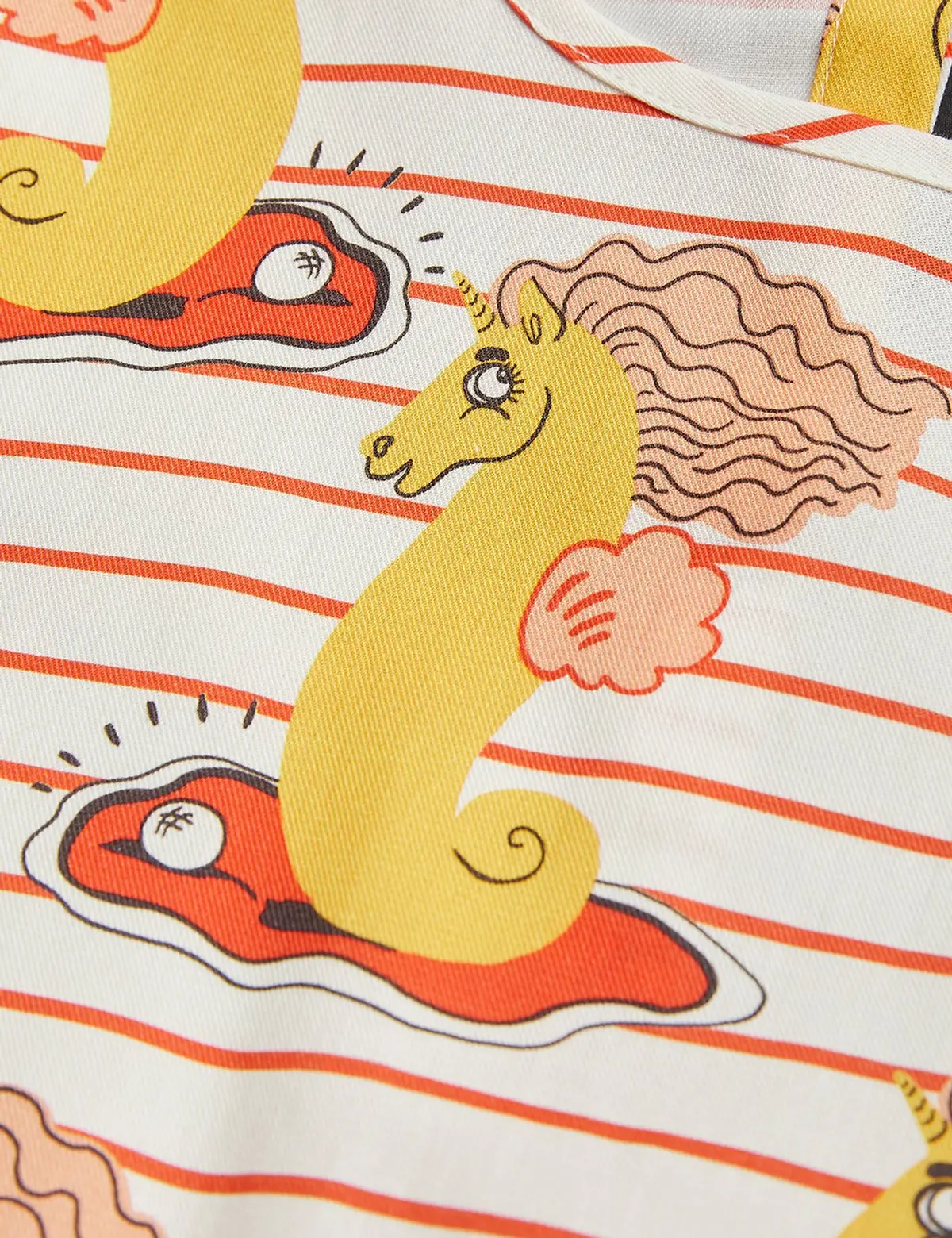 Unicorn Seahorse Woven Dress-image-3