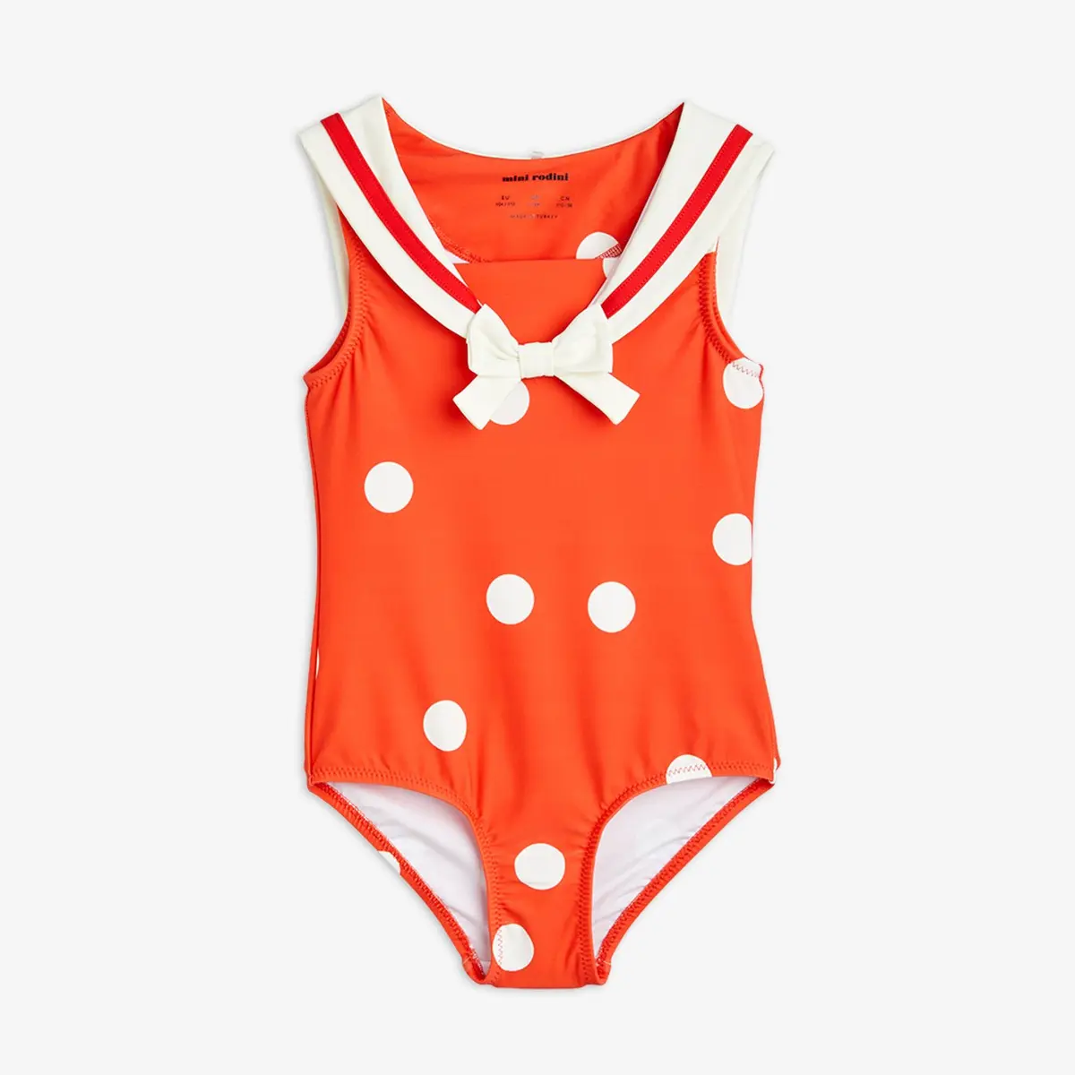 Polka Dots Sailor Swimsuit-image-0
