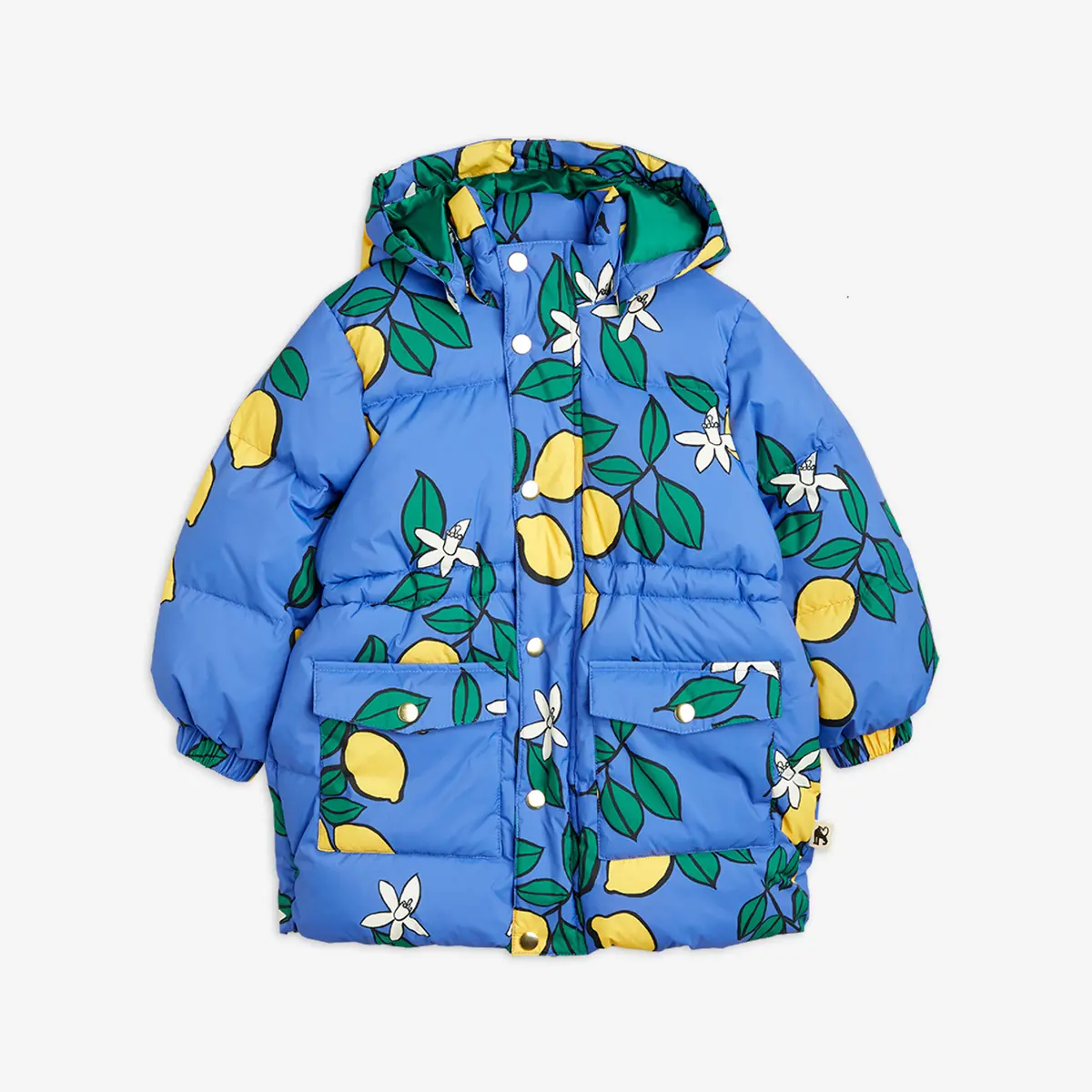 Lemons Heavy Puffer Jacket Blue | Mini Rodini