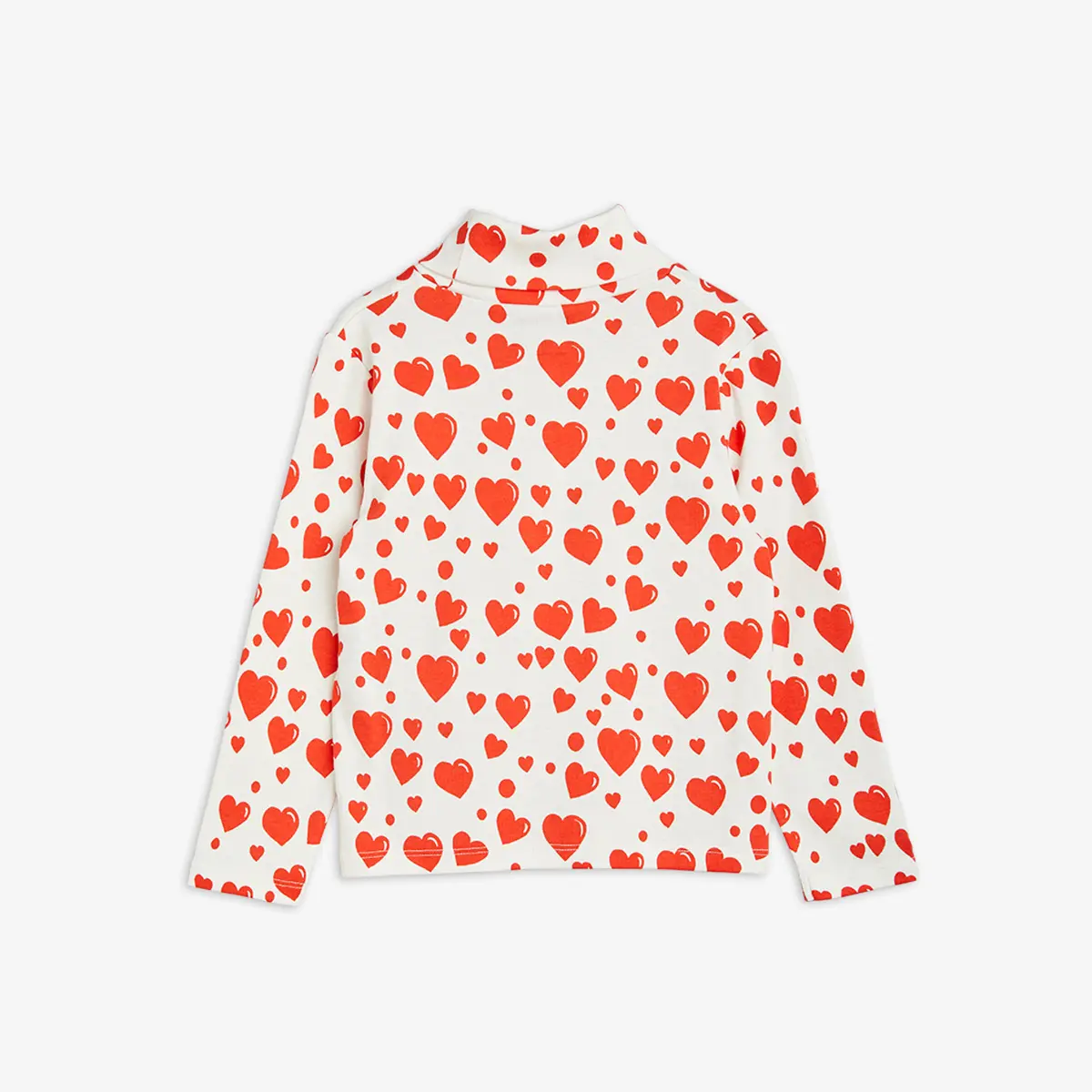 Hearts Long Sleeve Turtleneck Multi | Mini Rodini