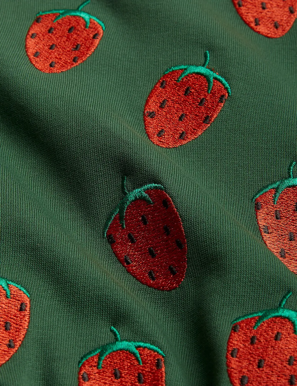 Strawberries Broderad Sweatshirt-image-2