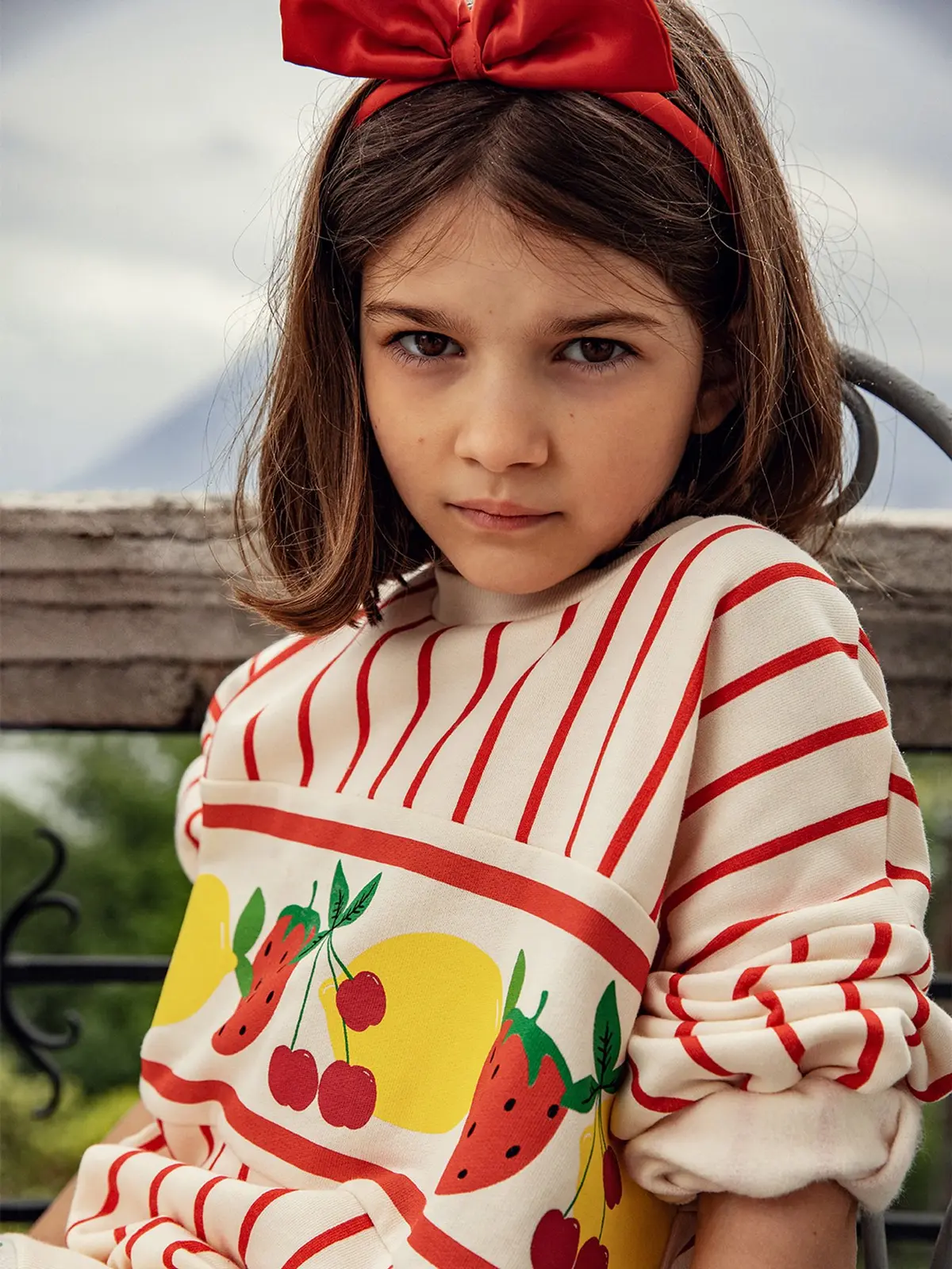 Fruits Stripe Sweatshirt-image-4