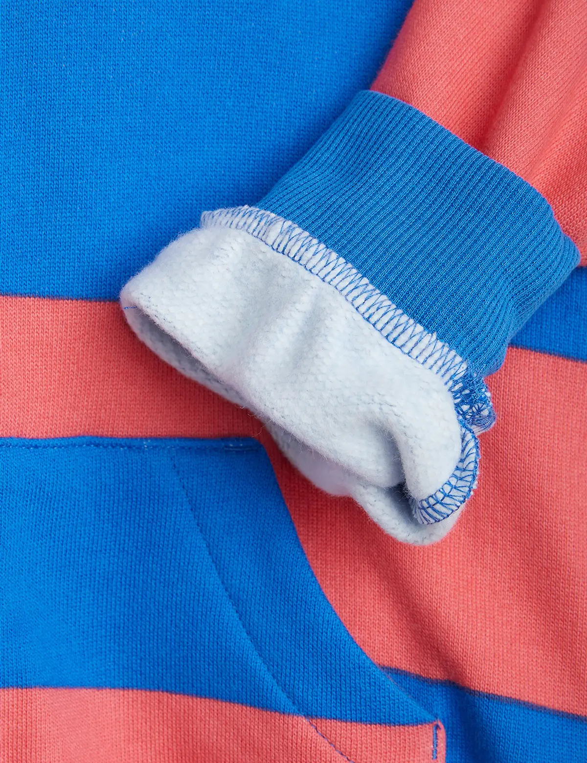 Stripe Zip Hoodie-image-3