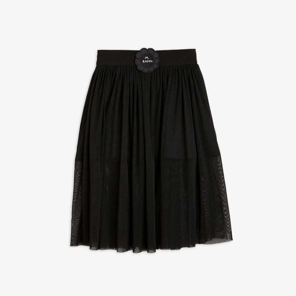 Bat Flower Tulle Skirt-image-0