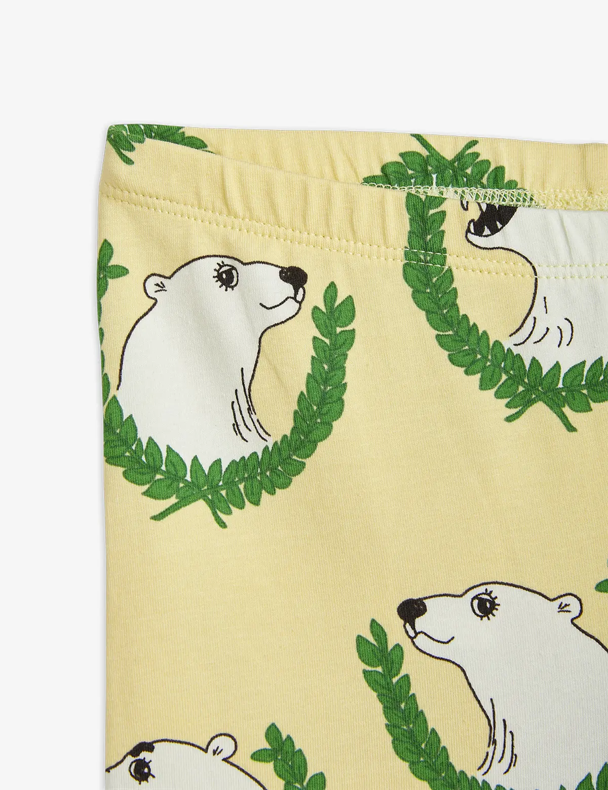 Upcycled Polar Bear Biker Shorts-image-2