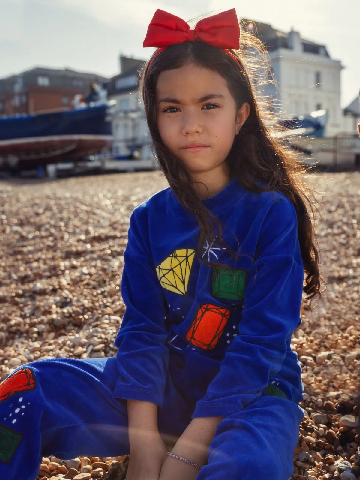 Jewels Velour Sweatshirt-image-3